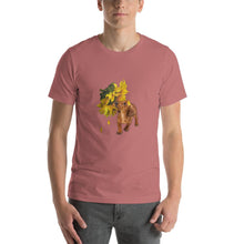 Load image into Gallery viewer, Beautiful sunflower and Dachshund  Unisex T-Shirt
