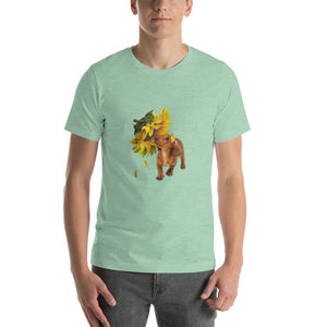 Beautiful sunflower and Dachshund  Unisex T-Shirt