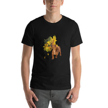 Load image into Gallery viewer, Beautiful sunflower and Dachshund  Unisex T-Shirt
